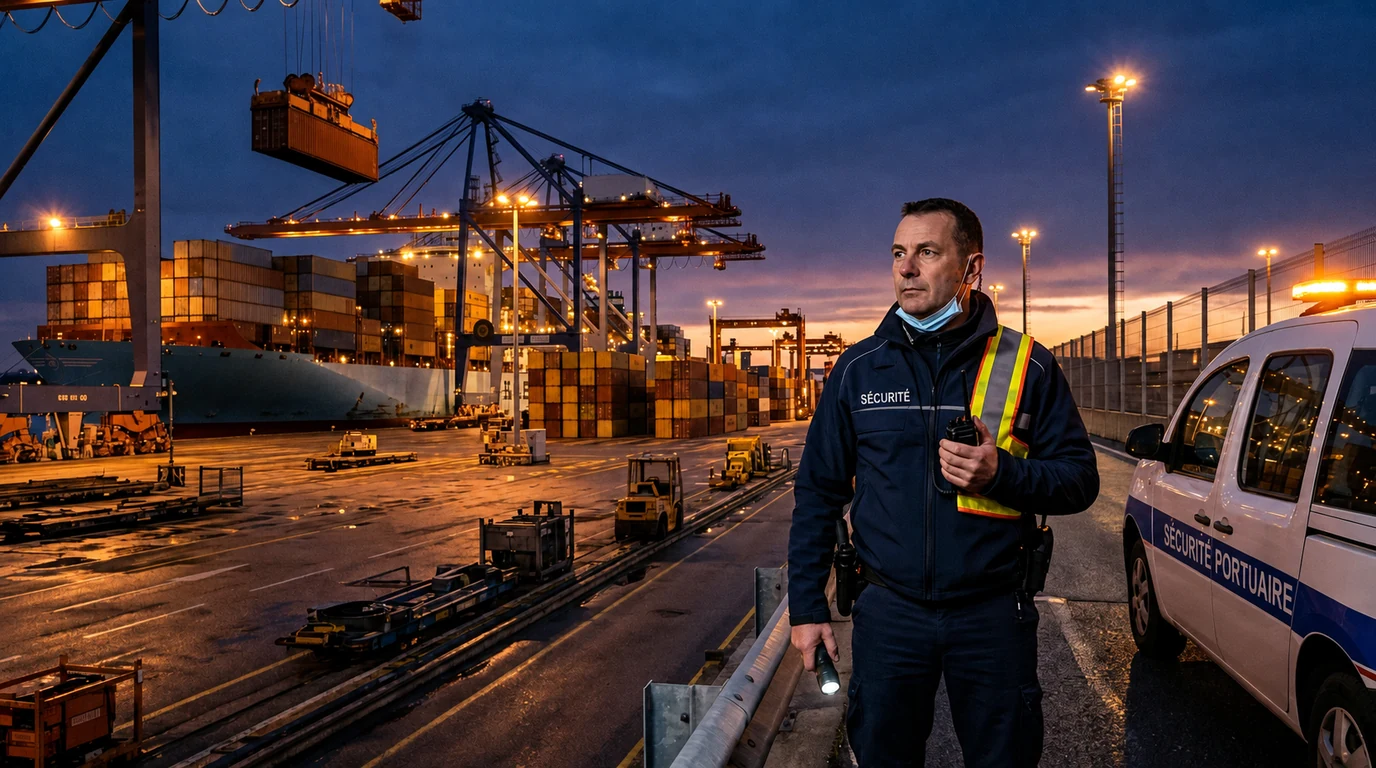 Illustration : surveillance d’un terminal portuaire