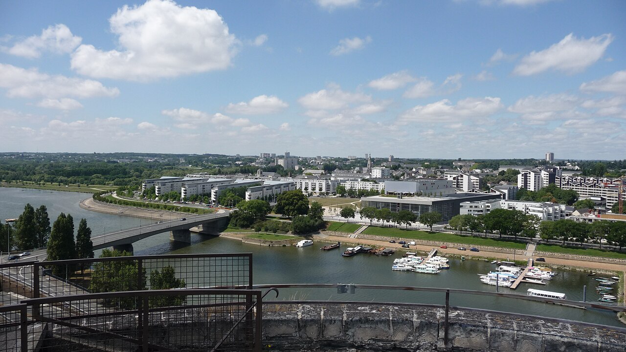 Angers, la Maine et ses berges